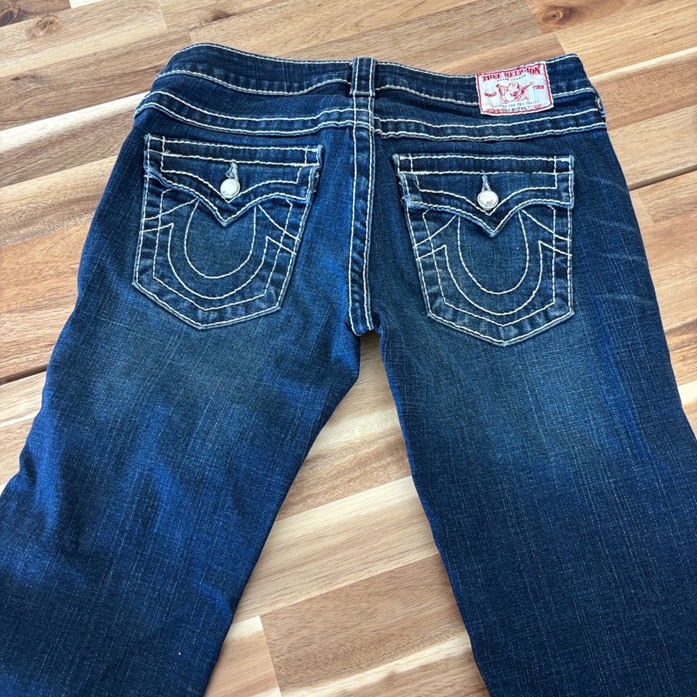 True Religion Women's Dark Blue Boot Cut Jeans